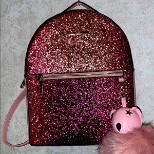 ALDO PINK GLITTER BACKPACK LIKE NEW!